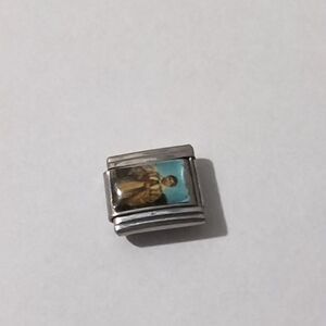 Catholic Italian Link Stainless‎ Steel Charm for Nomination Style Bracelet